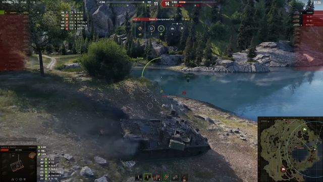 [Fermani wot] * Leopard 1 Бесстрашный геймер с IQ 140 показал как играть на танке против 10 танков