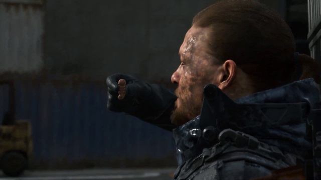 DEATH STRANDING! портовый узел. встреча с хиггсом.  тварь и пер