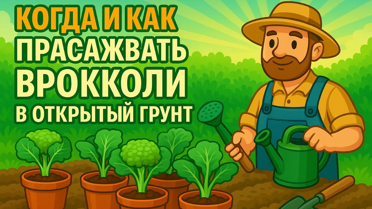 Когда и как правильно высаживать рассаду брокколи в открытый грунт?