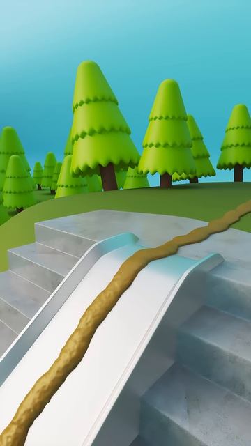 Uh-Oh! 💩 Sliding Down with Jump Trouble! part 3 😂🧀