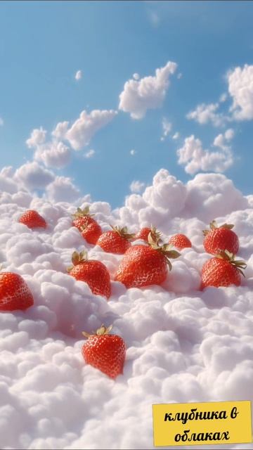 КЛУБНИКА 🍓 В ОБЛАКАХ