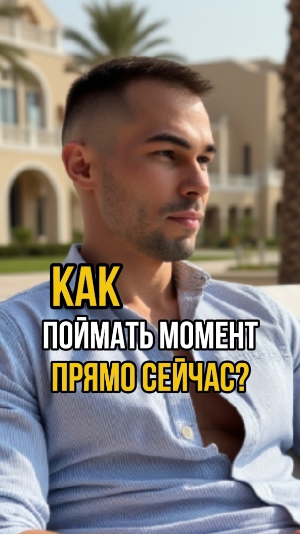 КАК ПОЙМАТЬ МОМЕНТ ПРЯМО СЕЙЧАС?