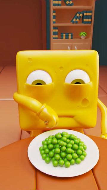 😂🧀 Baby Cheese's Big Moment! 🥦😂 #Shorts