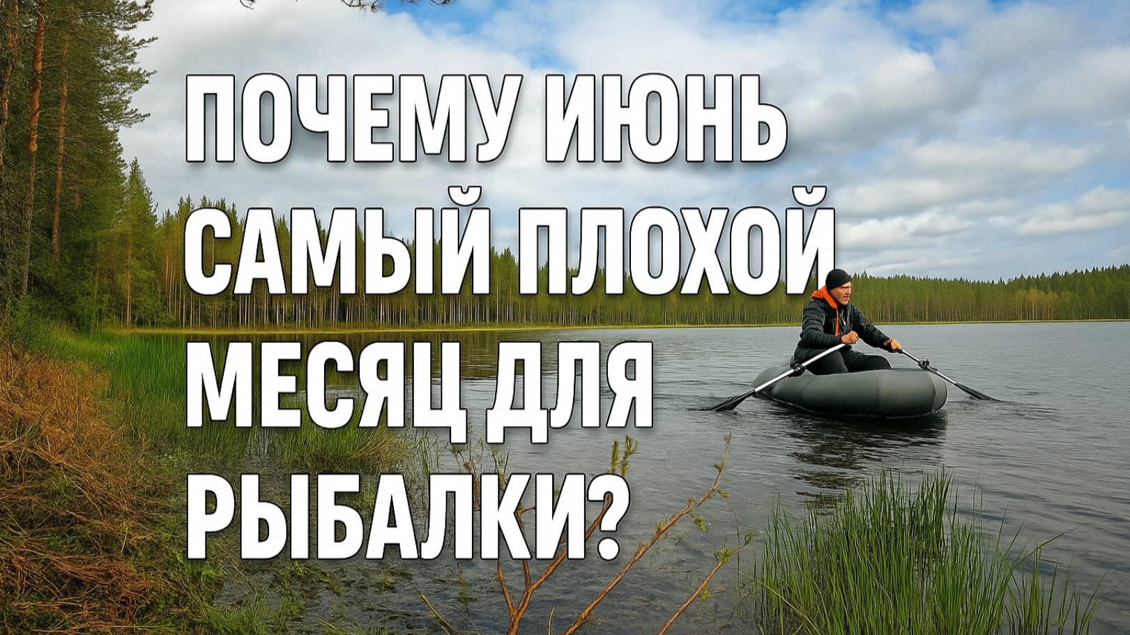 Почему июнь самый плохой месяц для рыбалки?