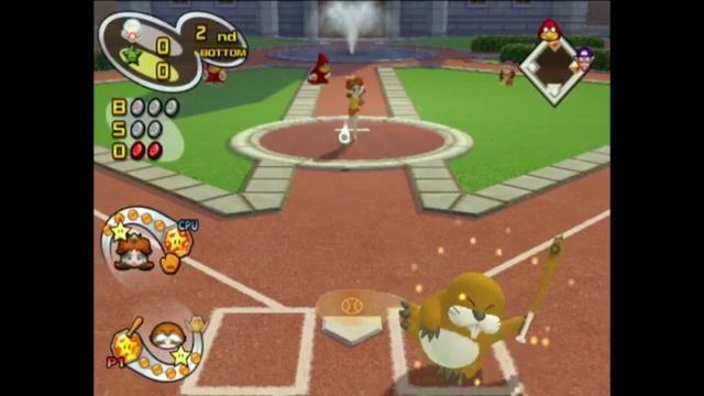 Играю в бейсбол в игре Mario часть 5