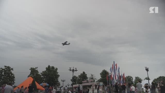 Авиашоу прошло в Ярославле в День города
