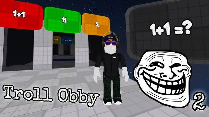 Roblox.Игаю в игру troll obby 2.
