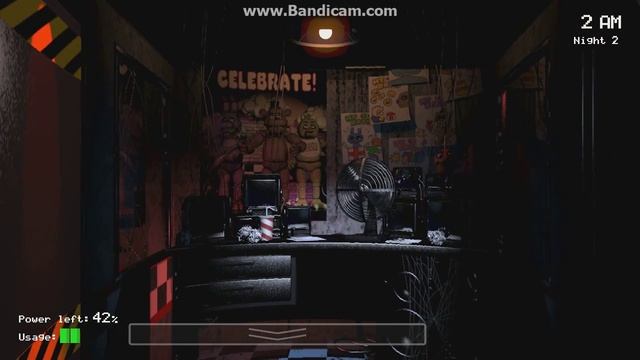 прохождение игры Five Nights at Freddys ( 2 ночь )