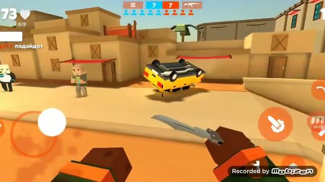 Играю в Fun of Guns делаю киллы с АК74 (47) и с дигла