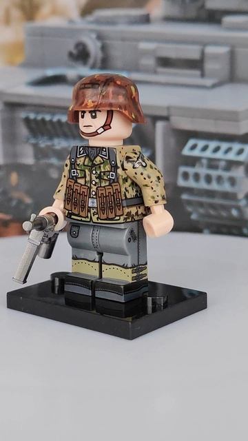 Lego кастомная минифигурка немецкого солдата с Aliexpress