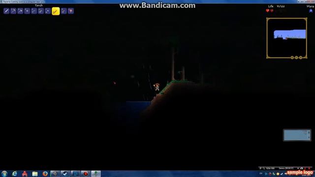 Играем в Terraria#2-Как зомби))))