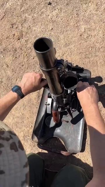 Shooting a WWII German 50mm Light Mortar (L.Gr.W.36)