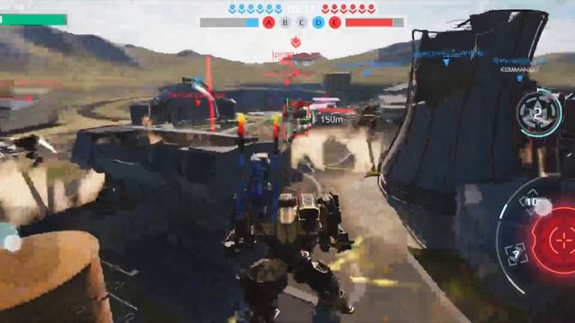 War Robots классный бой получился #warrobots