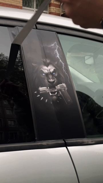 Наклейки на стойки авто ✅ Артикул WB 427639694 Лев
