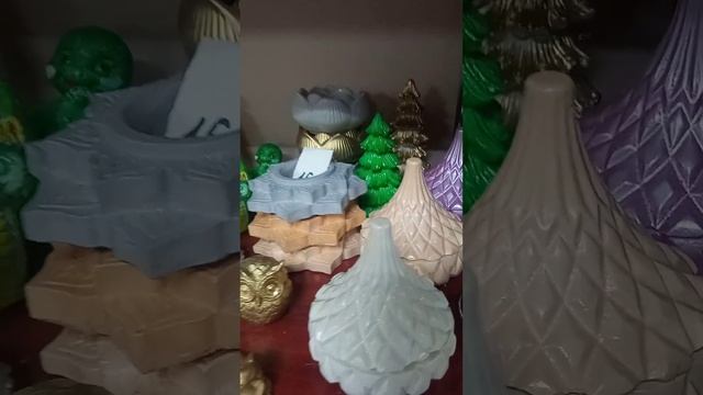 Сувениры из гипса в магазине. #творчество #гипс #сувени