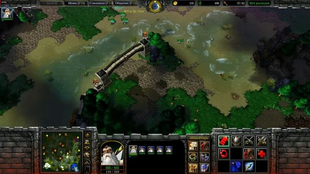 Warcraft III 2 на 2 Альянсом [4k]