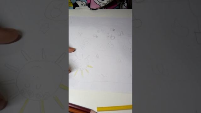 Очень красивый рисунок к лету🌞🪻🌅🏞️ https://t.me/mastiriata ссылка на мой ТГ канал