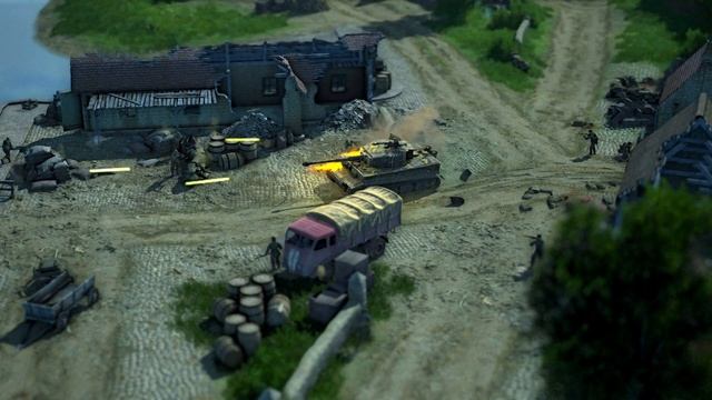 Подрыв моста вместе с танком «Тигр» |Игрушечные войны|Gates of Hell Ostfront