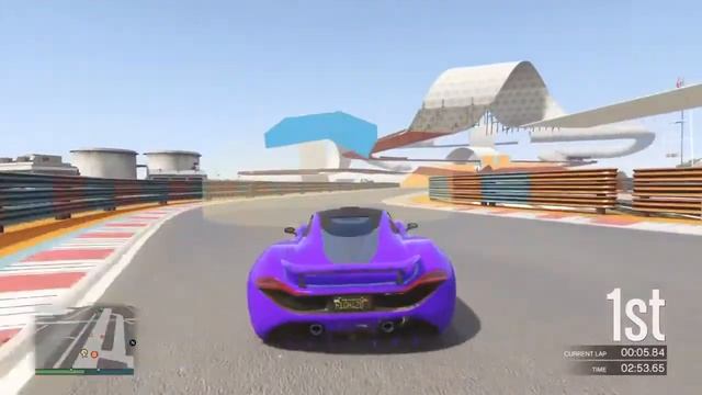 GTA V Stunt Race GTA V Gameplay Победа :D
