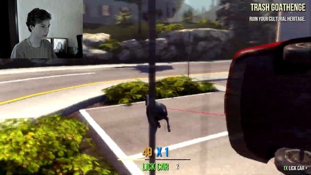 СУМАШЕДШАЯ КОЗА! | Goat Simulator