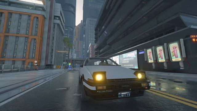 Toyota AE86 Trueno в Cyberpunk 2077