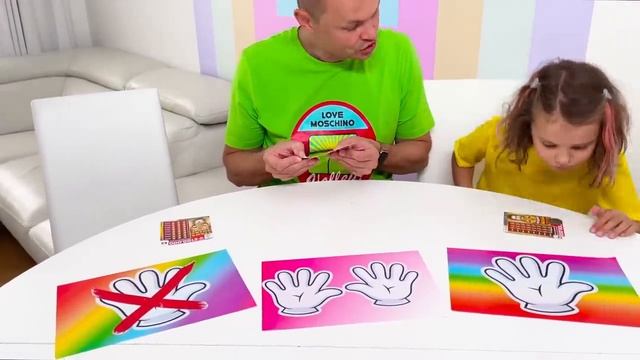Мисс Кэйти и Мистер Макс (Miss Katy) Челлендж без рук с Макс и Катя