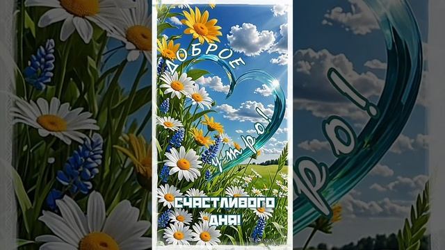 Доброе утро 💖Хорошего Вам дня и обязательно счастливого 🎀🌝💝