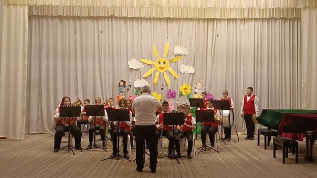 Концерт Образцового етского духовного оркестра "Юность".