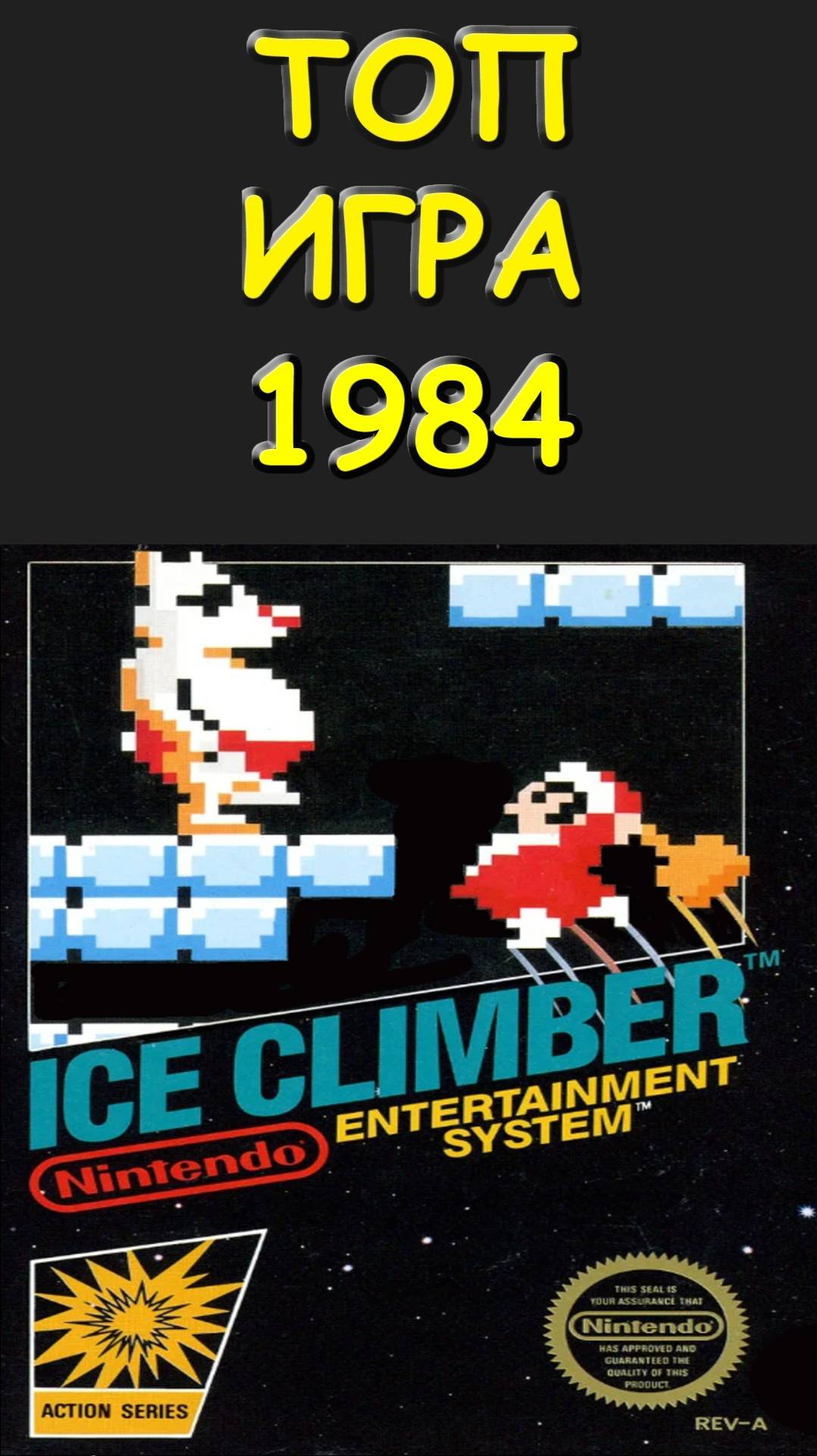 ТОП #ИГРА #1984 года #ЛЕДОЛАЗ #Ice #Climber #SoulScream #Ледолаз #Альпинист #Денди #Dendy #Nintendo