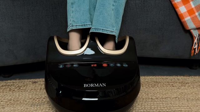 Напольный массажер для ног Borman J5 с функцией прогрева,к