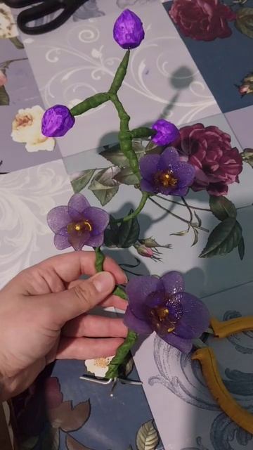 Завершение. Орхидея из эпоксидной смолы