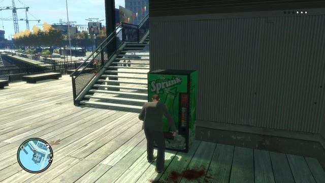 Да. Этот баг действительно есть в GTA 4