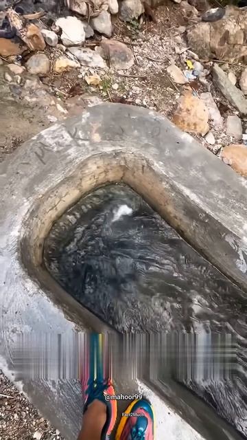 Amezing Man in small water tab #shortsvideo