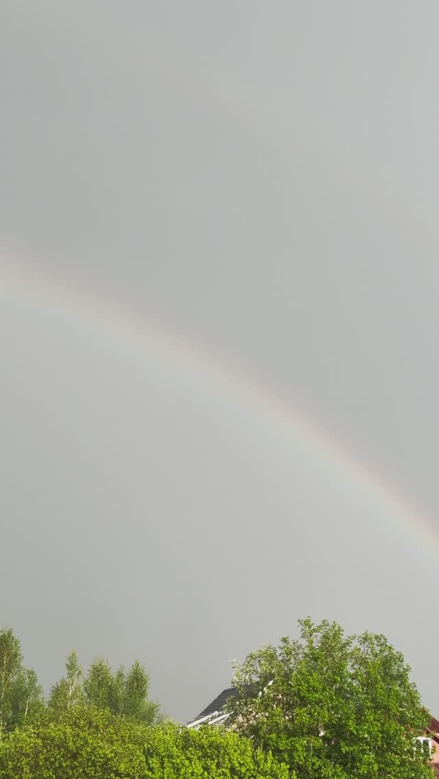 Последняя Радуга Весны 🌈 The last spring Rainbow