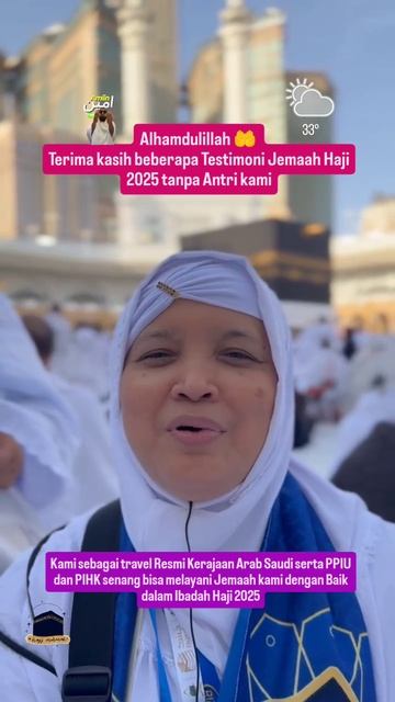 ARYA PRADANA BUDIARTO EKATERINA TOUR TRAVEL JALAN BARENG TUTUN HAJJ 2025 TESTIMONIALS