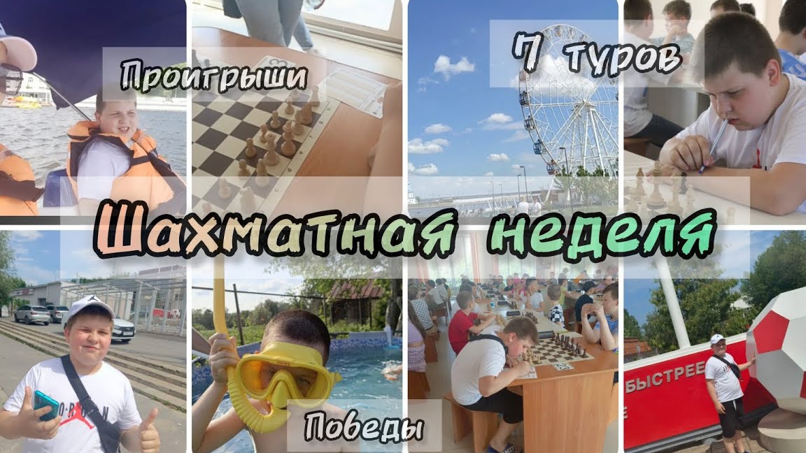 шахматная неделя/хобби сына