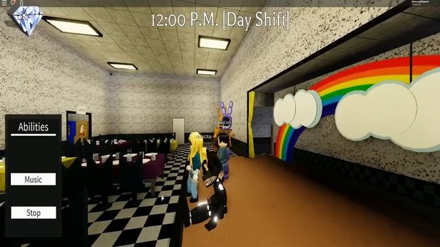 Fredbear and Friends Family Restaurant АНИМАТРОНИК ТЕНЬ ФОКСИ Fredbear's Mega R