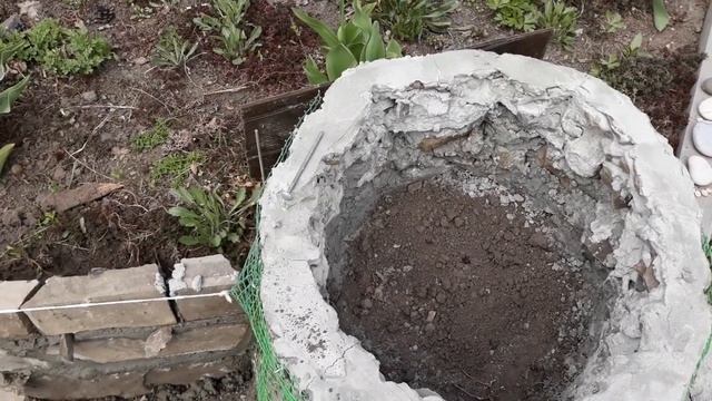 Дача.Благоустраиваем территорию. Дорожка из камня.