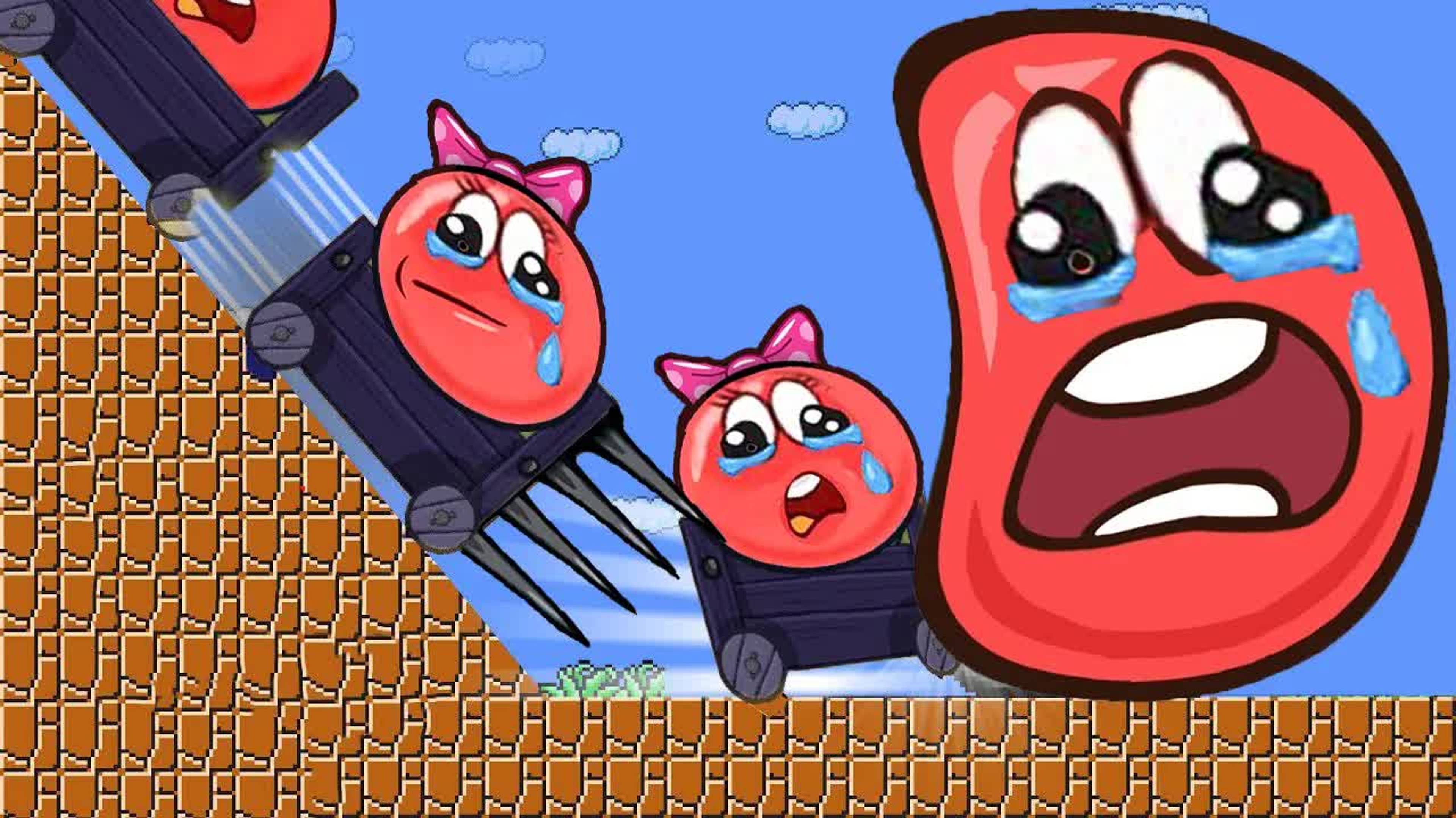 САМЫЙ ОГРОМНЫЙ ЧЁРНЫЙ КВАДРАТ | Анимация Red Ball 4. Мультфильмы для детей