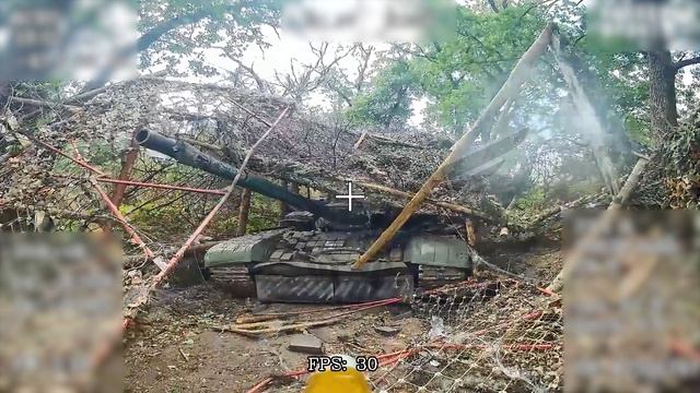 Скрыться не получится. Т-72 поражен Центром Рубикон