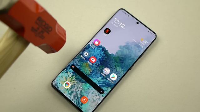 Samsung Galaxy S20+ Hammer & Knife Scratch Test