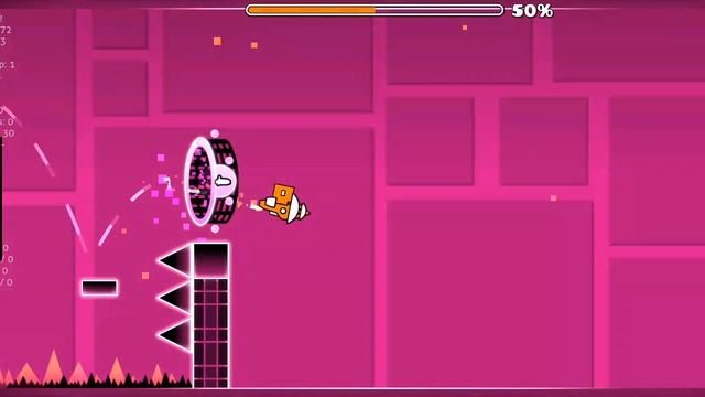 back on track прохождение( geometry dash)