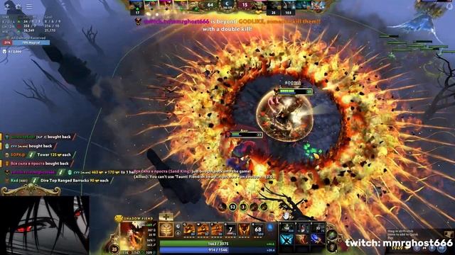 Вот так выглядят 60 душ на СФЕ l Shadow fiend Dota 2