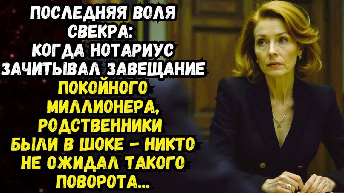 Истории из жизни: Последняя воля свекра: кому достанется всё, Аудио рассказы Жизненные истории