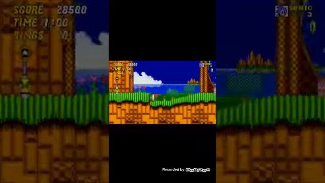 Снимаю первый летсплей игру ёжик Соник 2.