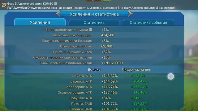 обзор на аккаунт 84м силы в LORDS MOBILE.