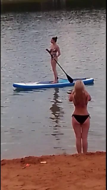 Снимается клип Девушка с веслом!