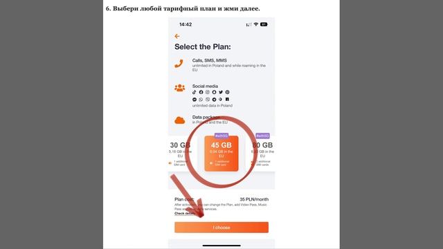 Orange Flex Дешевый интернет в Европе Esim Orange Flex для СНГ Бела