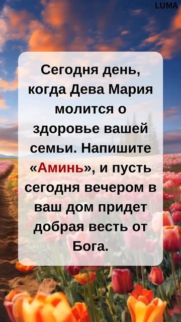 👆👆👆Сегодня день, когда Дева Мария молится о здоров?