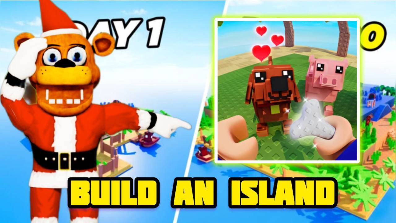 Я ПОСТРОИЛ СВОЙ ОСТРОВ В РОБЛОКС | [🐶]Build An Island! 🏝️ |